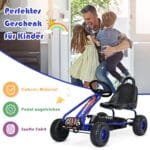 Vaikystės kartingas su rankiniu stabdžiu (Mėlyna)