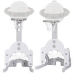 Reguliuojamo aukščio daugiafunkcis sportinis stovas vaikams (Balta)