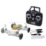 Syma X9 RC Kvadracopteris su 2in1 Skraidymo ir Važiavimo Funkcija (Balta)
