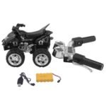 Nuotoliniu būdu valdomas RC ATV motociklas su 2 4 GHz valdymo pultu (Juoda)