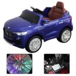 Maserati licencijuotas vaikiškas elektromobilis su nuotolinio valdymo pultu (Raudona)