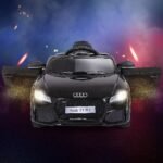 Elektrinis vaikiškas automobilis su nuotoliniu valdymu (Juoda)