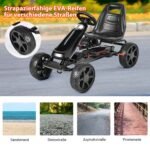 Pedalinis kartingas vaikams (Juoda)