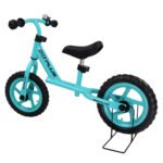 Vaikiškas balansinis dviratukas su reguliuojama sėdyne ir vairu (Balta)