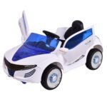 Elektromobilis vaikams su 2 4G nuotolinio valdymo pulteliu (Balta)