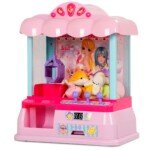 Interaktyvus saldainių gaudymo žaidimų automatas (Rožinė)