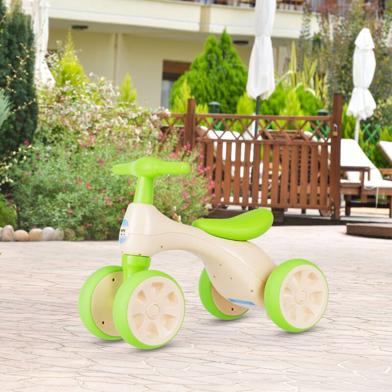 Keturratis balansinis paspirtukas mažyliams (Rožinė)