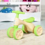 Vaikiškas keturratis paspirtukas balansui ir koordinacijai ugdyti (Žalia)