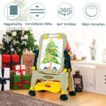 Dvipusė vaikų dailės lenta su kreidiniu ir baltu paviršiumi (Žalia)