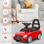 Vaikiškas automobilis stumiamas ir važiuojamas (Raudona)