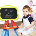 Dvipusė magnetinė lenta vaikams su priedais (Spalvota)