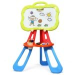 Dvipusė magnetinė lenta vaikams su priedais (Spalvota)