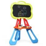 Dvipusė magnetinė lenta vaikams su priedais (Spalvota)