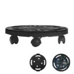 Mobilus vežimėlis dideliems ir sunkiems daiktams pervežti (Juoda)