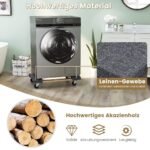 Transporto vežimėlis su 4 ratukais ir 450 kg keliamąja galia (Natūrali)