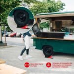 Rampų komplektas su stabdžių kaladėlėmis ir neslystančiais kilimėliais (Juoda)