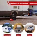 Rampų komplektas su stabdžių kaladėlėmis ir neslystančiais kilimėliais (Juoda)