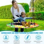 Vaivorykštinės spalvos sūpynės su LED apšvietimu (Daugiaspalvė)
