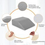 Ergonomiška atraminė pagalvė kūnui (Pilka)