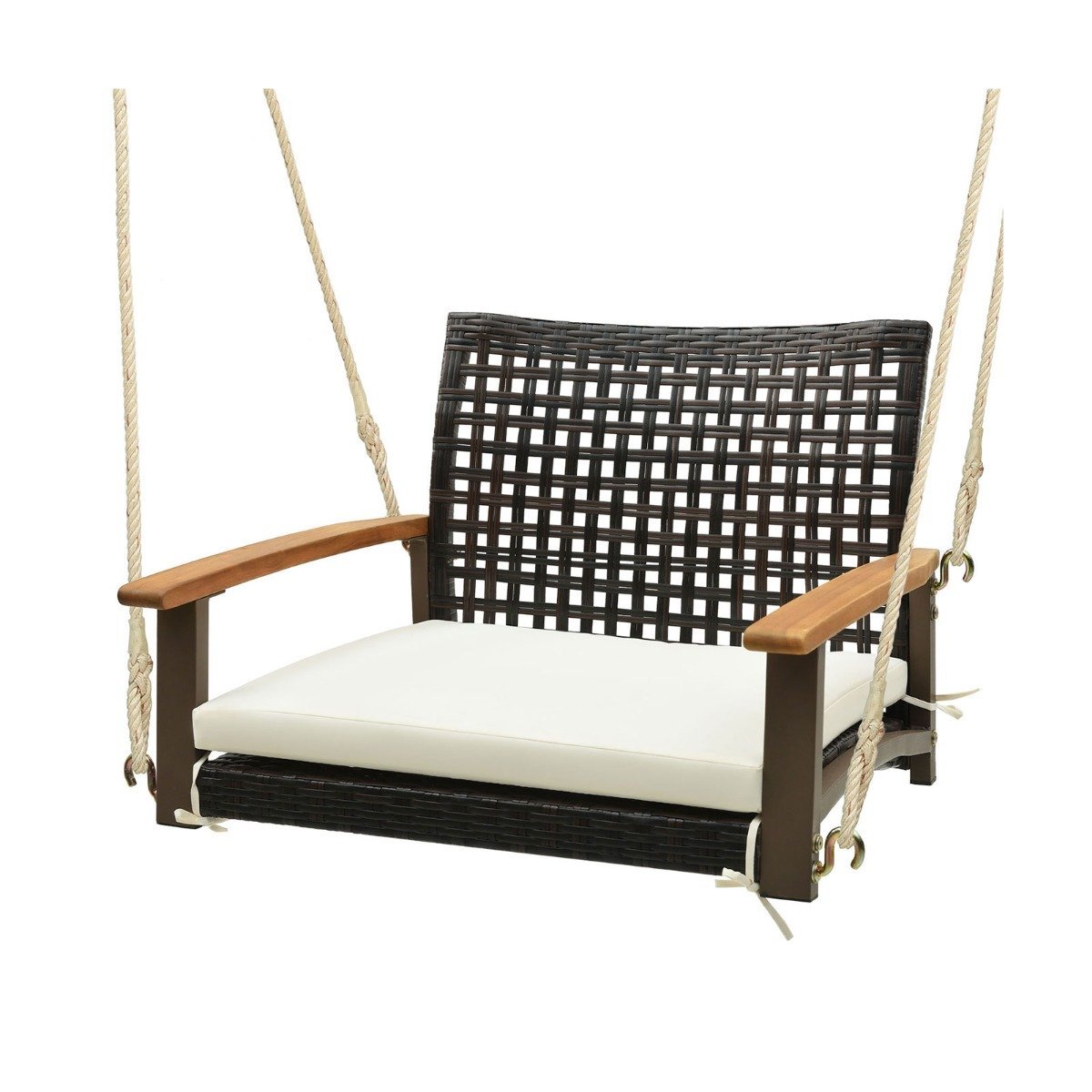 veranda-schaukel-h_ngesitz-hw71607wh-1_4_ Lauko supynės su pintomis pagalvėmis (Balta)