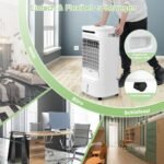 Nešiojamas 3-in-1 oro aušintuvas su ventiliatoriumi ir drėkintuvu (Balta)