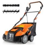 Elektrinis vejos aeratorius ir skarifikatorius 41 cm darbinio pločio (Oranžinė)