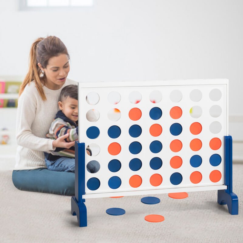 Didelis strateginis žaidimas „4 iš eilės“ (Balta)