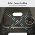 Komplektas 4 baro kėdžių su atlošais metalinės (Senovinė spalva)