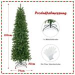 Dirbtinė Kalėdinė Eglutė 648 šakų viršūnės LED švieselės 180 cm (Žalia)