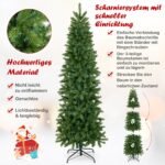 Dirbtinė Kalėdinė Eglutė 648 šakų viršūnės LED švieselės 180 cm (Žalia)