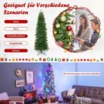 Dirbtinė Kalėdinė Eglutė 648 šakų viršūnės LED švieselės 180 cm (Žalia)