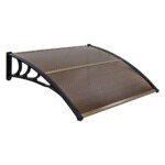 Apsauginis stogelis virš durų 122 x 99 cm (Ruda)