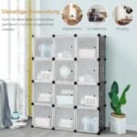 Modulinė 12 kubelių laikymo sistema (Juoda)