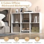 Šešių skyrių lentyna (Balta)