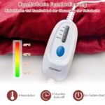 Elektrinė šildoma antklodė su 4 temperatūros lygiais ir laikmačiu (Raudona)