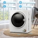 Kompaktiškas drabužių džiovintuvas keturiais režimais (Balta)