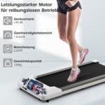 Elektrinis bėgimo takelis su LED ekranu ir nuotolinio valdymo pultu (Pilka)