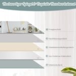 Stačiakampis sieninis veidrodis 110 x 38 cm (Sidabrinė)