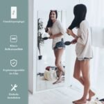 Stačiakampis sieninis veidrodis 110 x 38 cm (Sidabrinė)