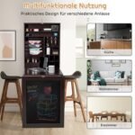 Sulankstomas sieninis stalviršis su didele laikymo erdve (Ruda)