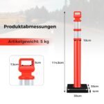 Lankstūs atitvarai su atšvaitais 114 5 cm (Raudona)