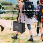 Neperšlampamas apsauginis dėklas su putplasčio intarpu (Juoda)