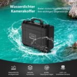 Neperšlampamas apsauginis dėklas su putplasčio intarpu (Juoda)