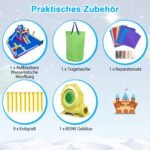 Pripučiama vandens parko pilis su čiuožynėmis (Spalvota)