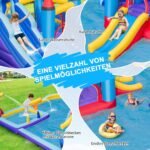 Pripučiama vandens parko pilis su čiuožynėmis (Spalvota)