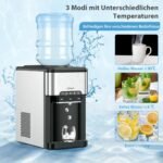 Vandens aušintuvas su ledukų gaminimo funkcija ir dozatoriumi (Sidabrinė)