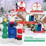 Kalėdinė pripučiama lauko instaliacija su LED apšvietimu 185 cm (Įvairiaspalvė)