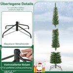 Eglutė su LED apšvietimu 210 cm (Žalia)