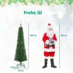 Dirbtinė eglutė su 392 šakų viršūnėlėmis (Žalia)