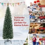 150 cm aukščio dirbtinė Kalėdų eglutė su 150 LED lempučių (Žalia)